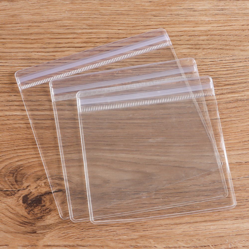 Reusable Zip Bag - 100 stuks PVC plastic zelfdichtende zakken,