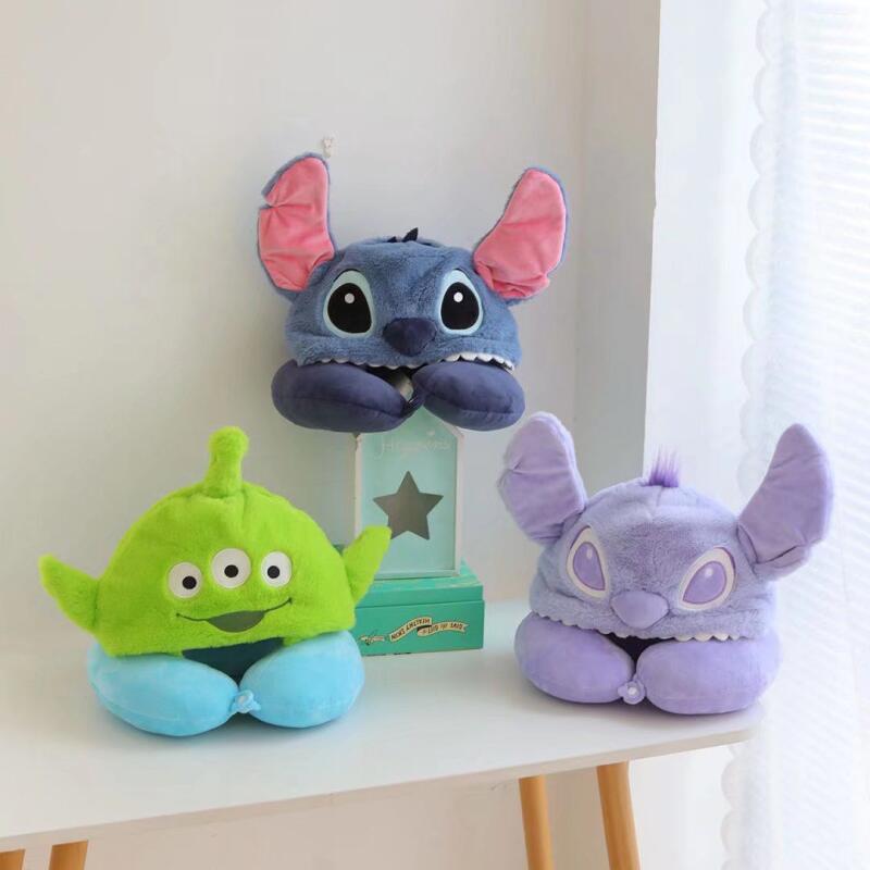 Travel Accessories Pillow - Disney Cute Stitch Alien U-vormig kussen