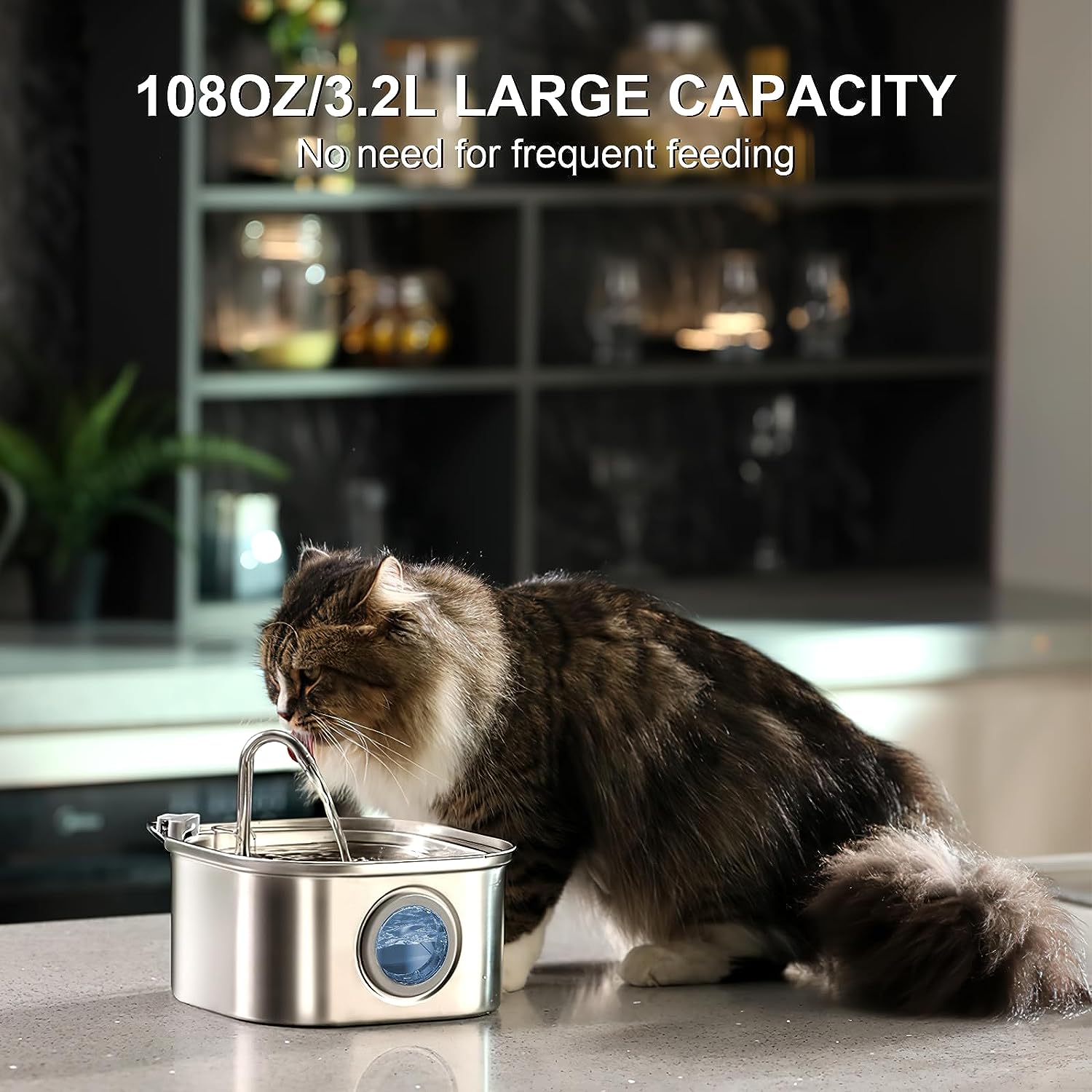 Travel Accessories Kmart - 3.2L RVS Automatische Drinkfontein voor Huisdieren,