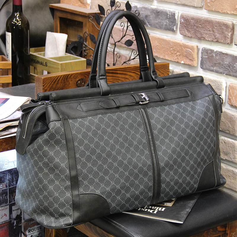 Travel Accessories Luxury - Mode geruite reistas Heren handtas Grote