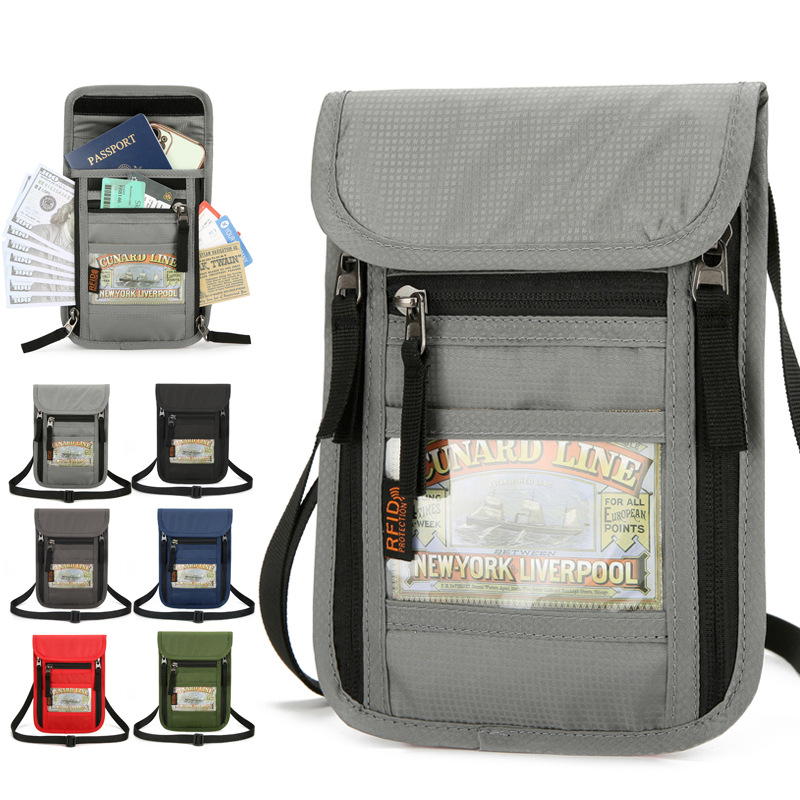 Travel.Accessories News - ﻿ Nieuwe RFID paspoort portemonnee nekriem