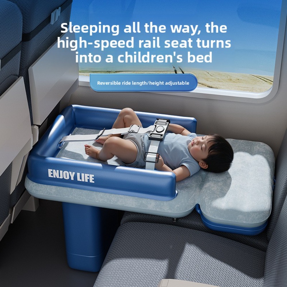 Travel Accessories Comfort - Opblaasbaar vliegtuigbed- en autostoelverlenger voor peuters,