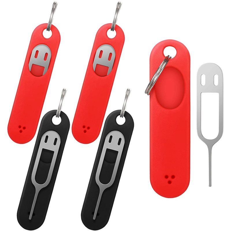 Sim Card Holder Case - 3PCS Anti-verloren Sim-kaart Eject Pin Naald