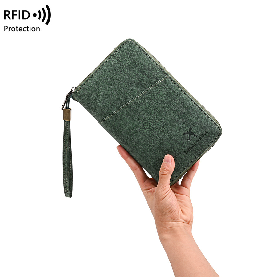 Travel Accessories Rfid - RFID-blokkerende paspoorthouder, multifunctionele reisdocumentenorganizer, kaartjesopbergtas, portemonnee