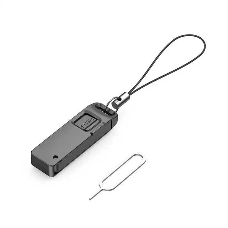 Sim Card Holder Case - Multifunctionele SIM-TF-kaart opslaghouder, anti-verlies hoesje met