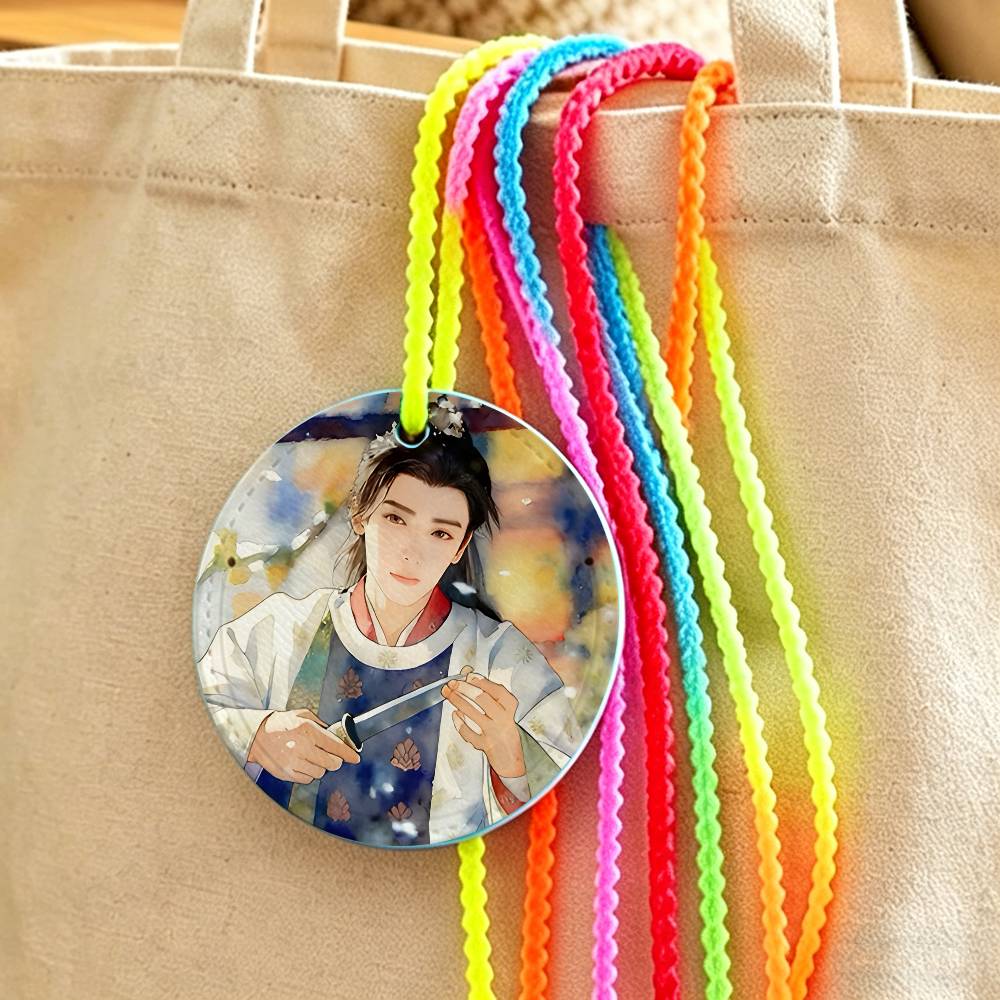 Luggage Tag Leather - Yu Ming Cha Gu Illustratie TV-bagagelabel