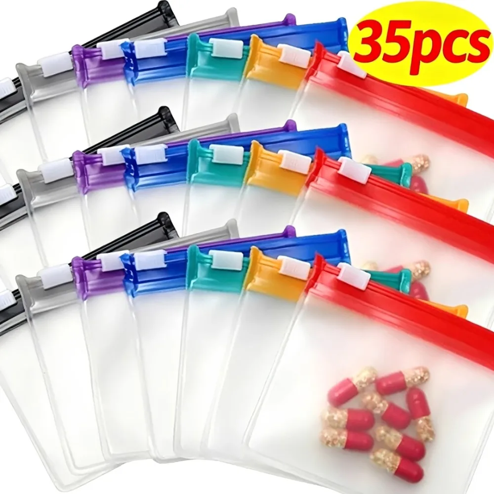 Mini Kleurrijke Pillendoosjes  - Reusable Zip Bag recensie en prijs