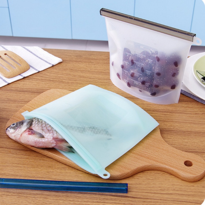 5 stks Siliconen Voedselopslag - Reusable Zip Bag recensie en prijs