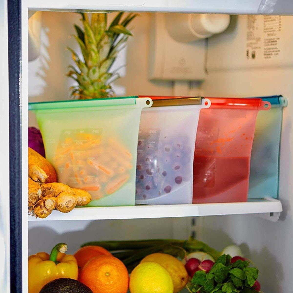 5 stks Siliconen Voedselopslag - Reusable Zip Bag recensie en prijs