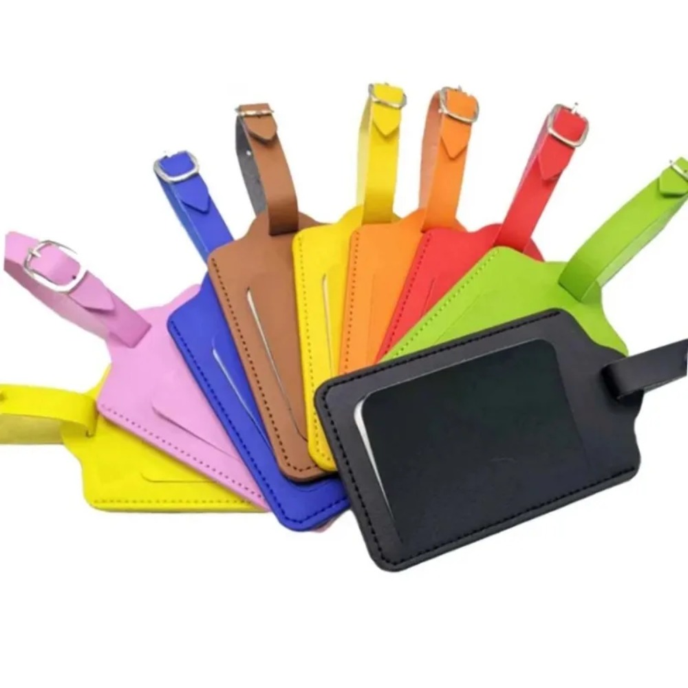 PU-leer Identificatietag voor  - Luggage Tag Leather recensie en prijs