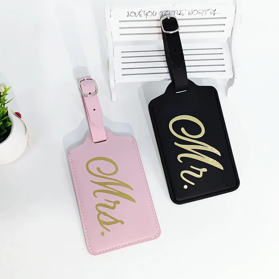 2 Stks/set Mr Mrs Koppels Baga - Luggage Tag Leather recensie en prijs
