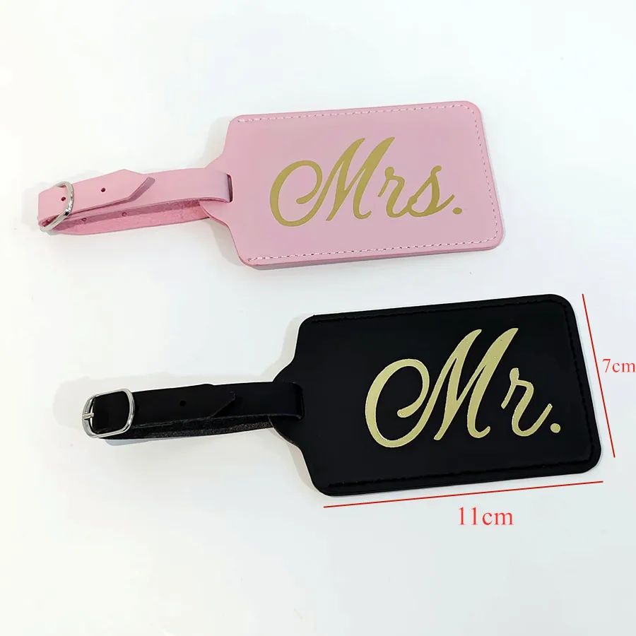 2 Stks/set Mr Mrs Koppels Baga - Luggage Tag Leather recensie en prijs