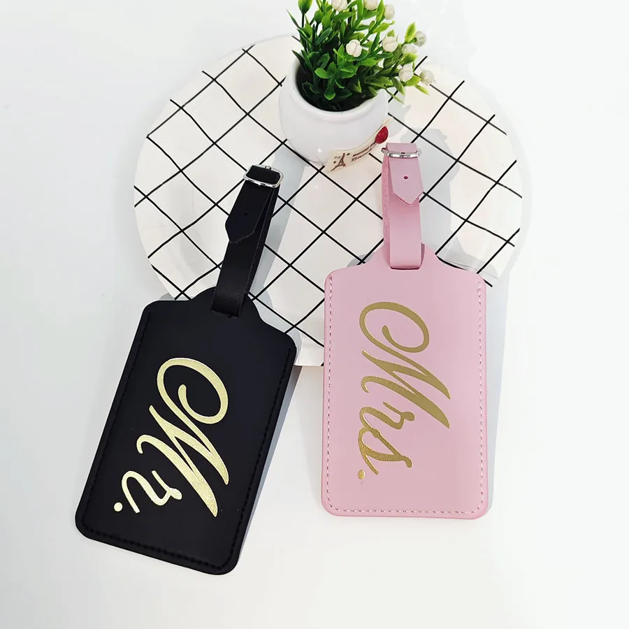 2 Stks/set Mr Mrs Koppels Baga - Luggage Tag Leather recensie en prijs