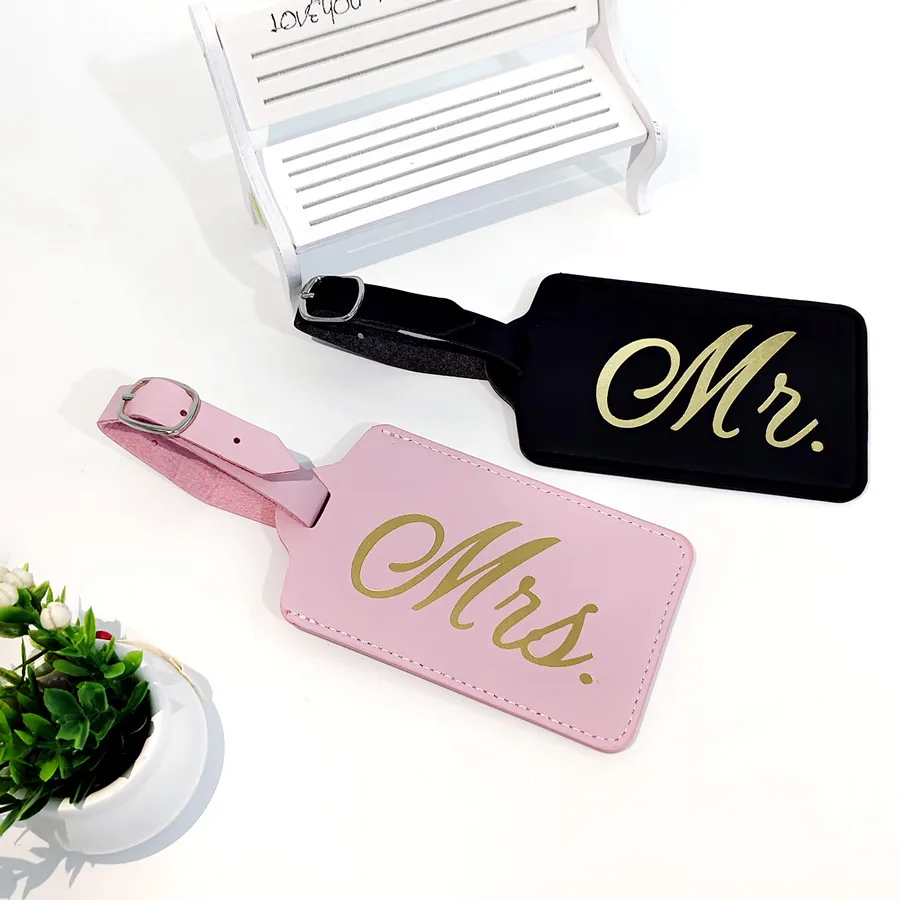 2 Stks/set Mr Mrs Koppels Baga - Luggage Tag Leather recensie en prijs
