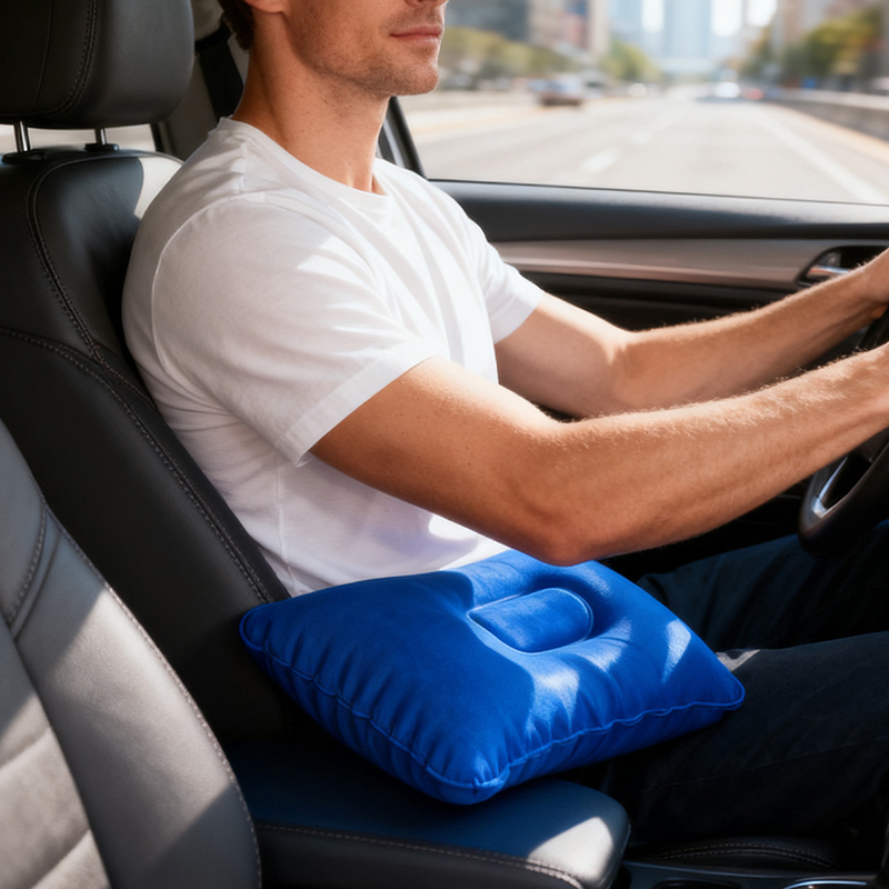 2 stuks opblaasbare reiskussen - Travel Accessories Pillow recensie en prijs