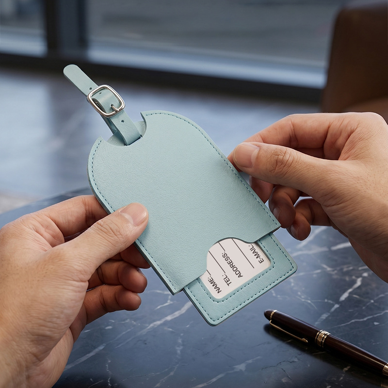 Mannen Vrouwen PU-leer Leuke b - Luggage Tag Leather recensie en prijs