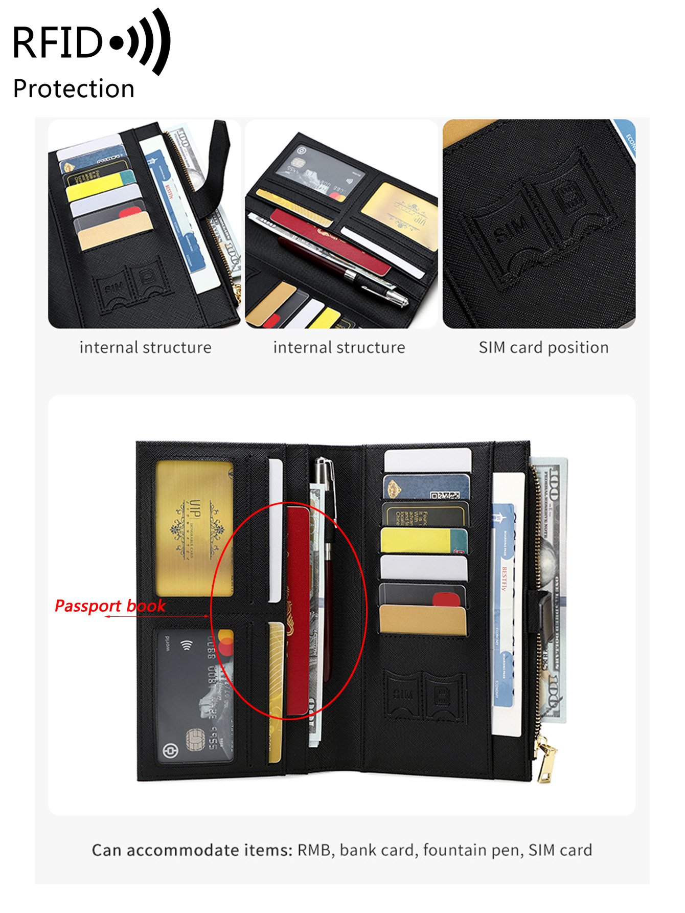 Modieus PU lederen reispaspoor - Travel Accessories Rfid recensie en prijs