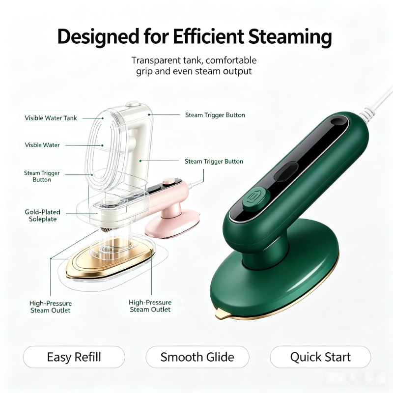 Multifunctionele handstoomstri - Portable Steamer Clothes recensie en prijs