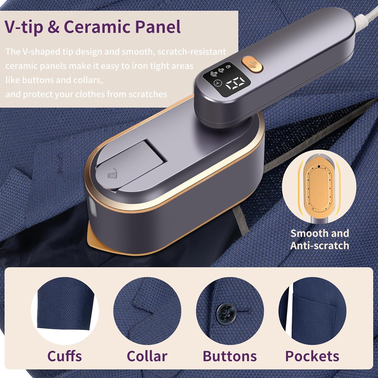 Draagbaar stoomstrijkijzer voo - Portable Steamer Clothes recensie en prijs