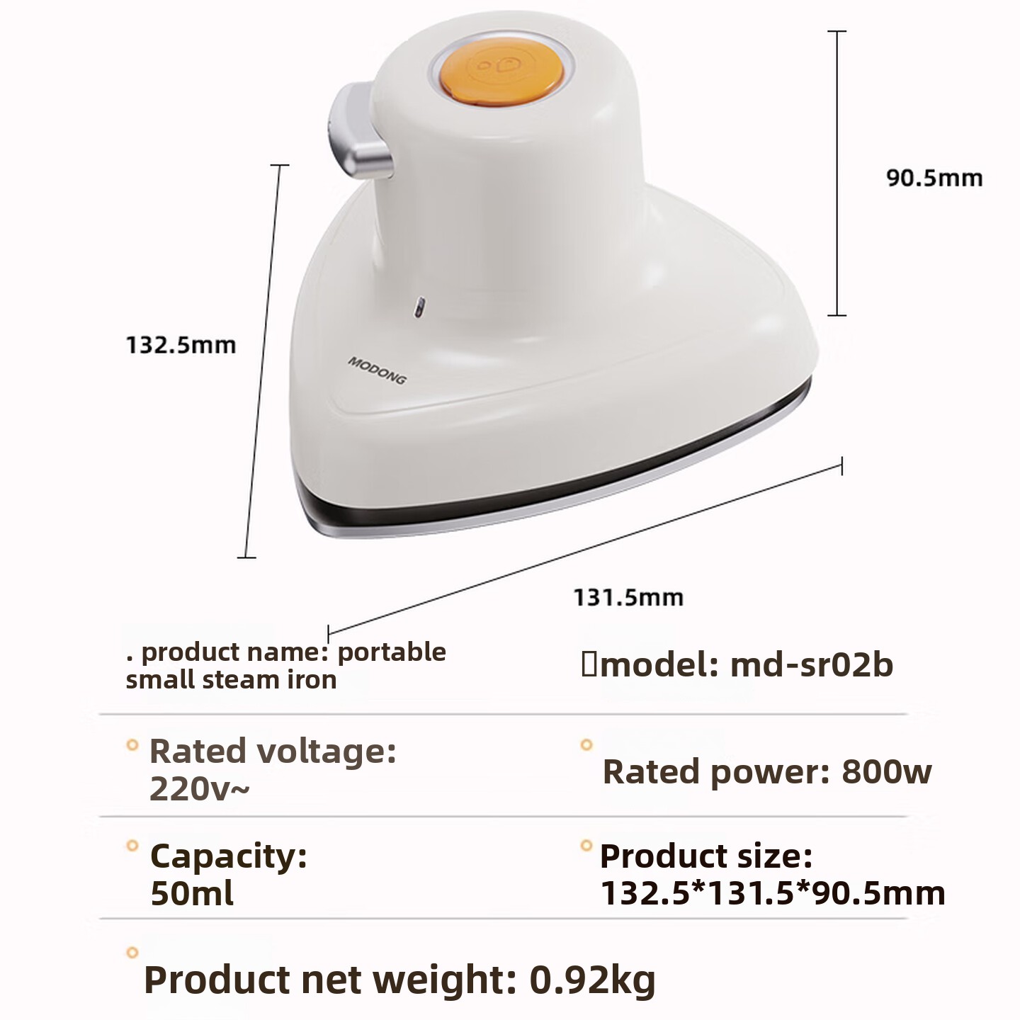 Draagbare handstoomstrijkijzer - Portable Steamer Clothes recensie en prijs