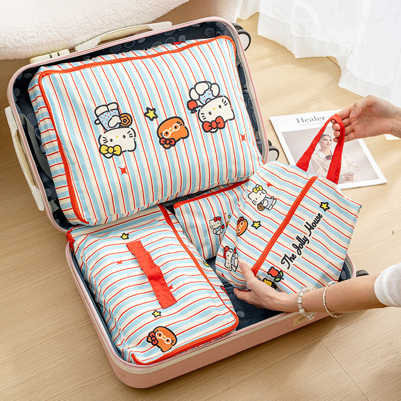 Hello Kitty Gestreepte Reisopb - Travel Accessories Wholesale recensie en prijs