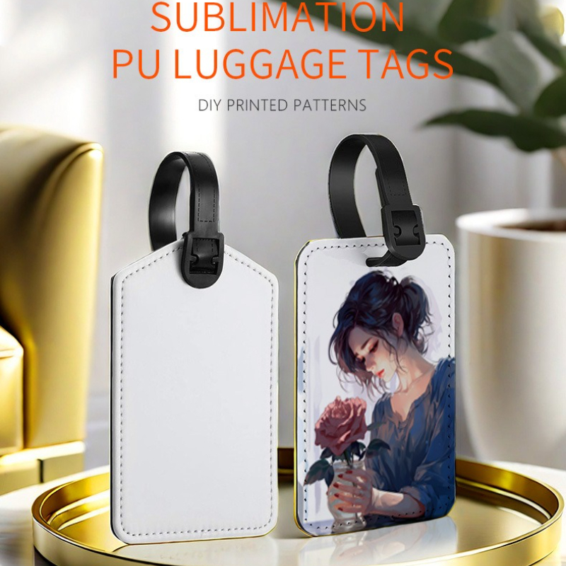 Aangepaste afbeelding PU leder - Luggage Tag Leather recensie en prijs