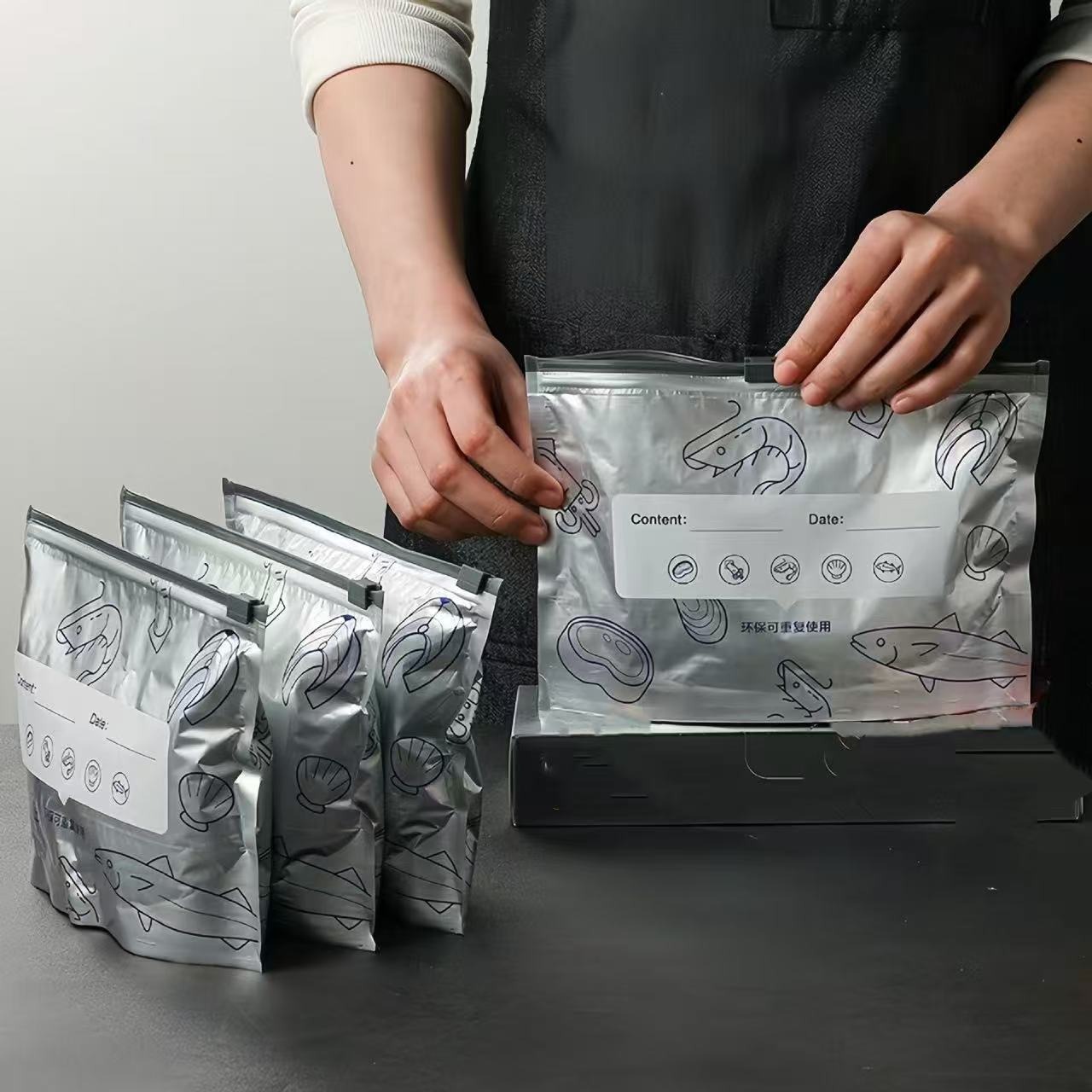 ​ Herbruikbare aluminiumfolie  - Reusable Zip Bag recensie en prijs