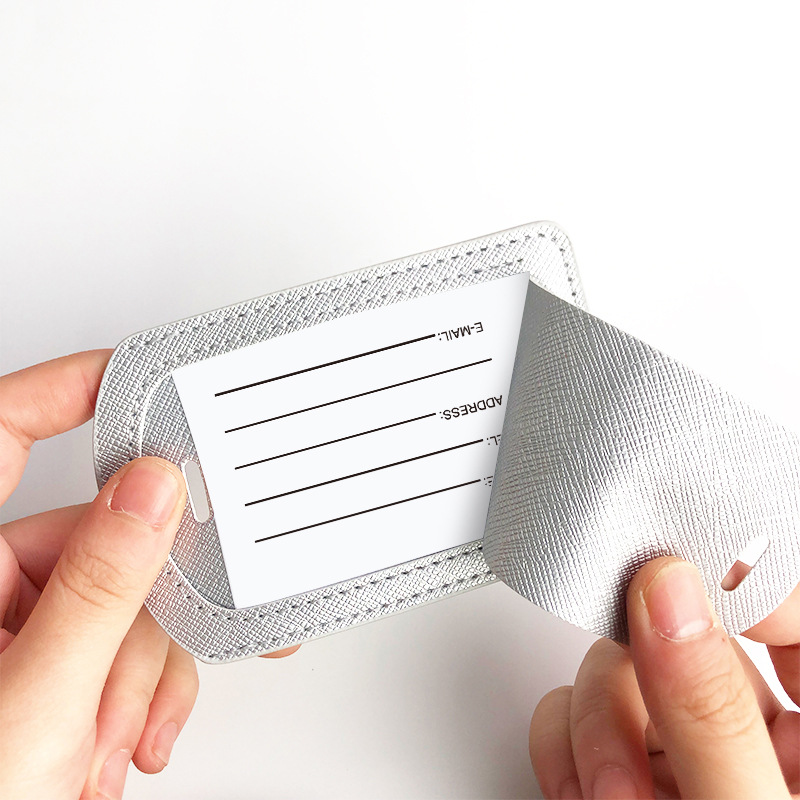Reisbagagelabel voor dames her - Luggage Tag Leather recensie en prijs