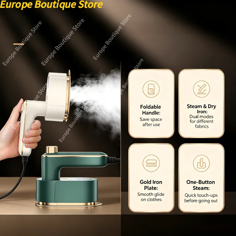 Vouwbare mini draagbare handst - Portable Steamer Clothes recensie en prijs