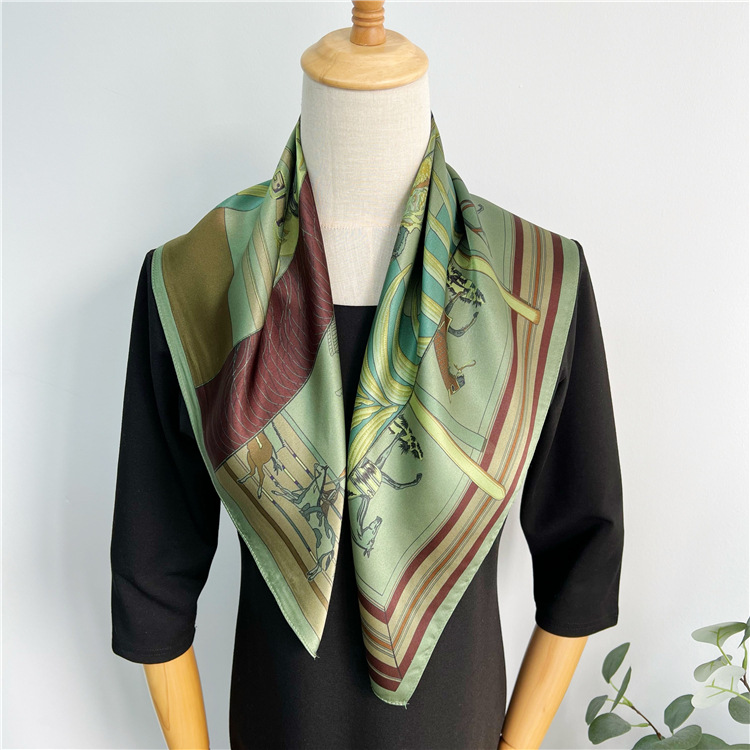 65CM Groene Zijden Sjaal Luxe  - Travel Accessories Luxury recensie en prijs