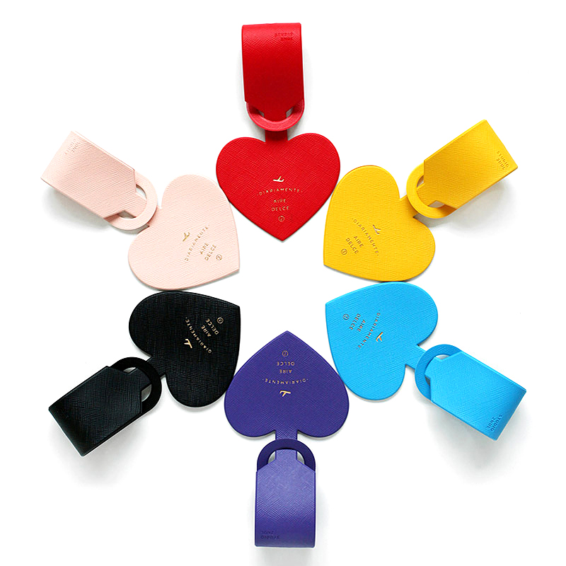 Eenvoudige Hartvorm Lederen Ba - Luggage Tag Leather recensie en prijs